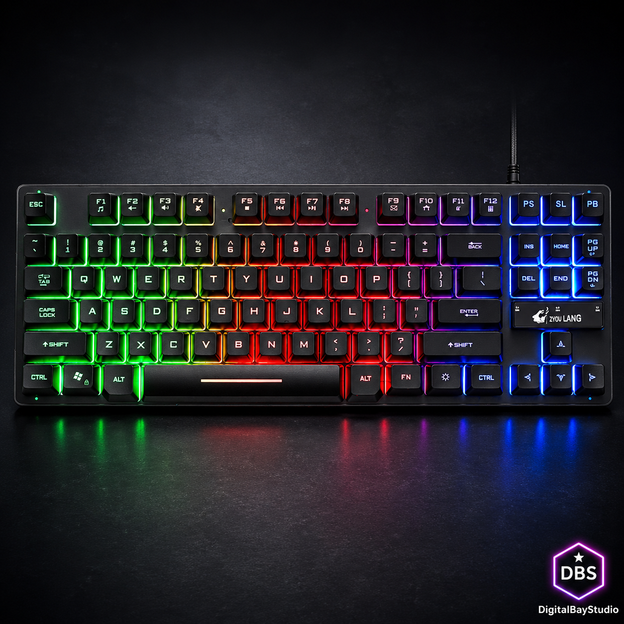 RGB Backlit Mechanical Gaming Keyboard – High-Performance Keyboard for Laptop & PC