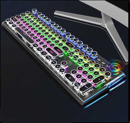104-Key RGB Mechanical Gaming Keyboard – Anti-Ghosting LED Backlit Performance