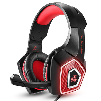 LED Wired Gaming Headset – Crystal Clear Audio & RGB Lighting Effects