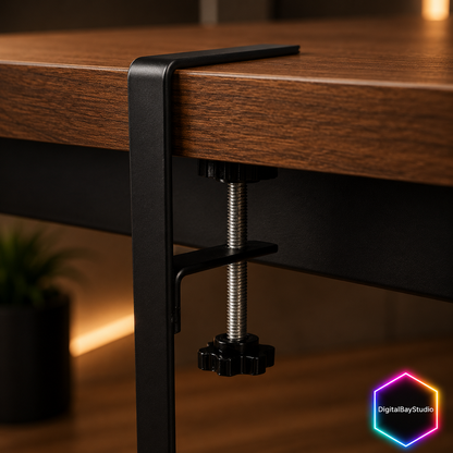 Under Desk Cable Management Tray | No-Drill Steel Wire Organizer