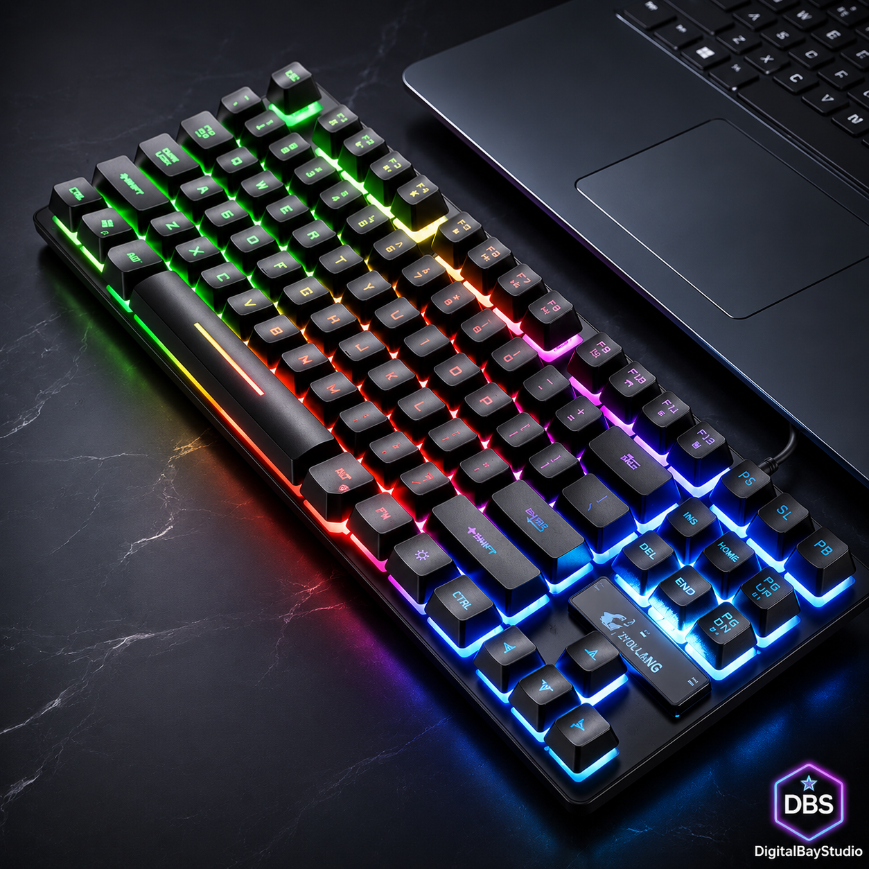 RGB Backlit Mechanical Gaming Keyboard – High-Performance Keyboard for Laptop & PC