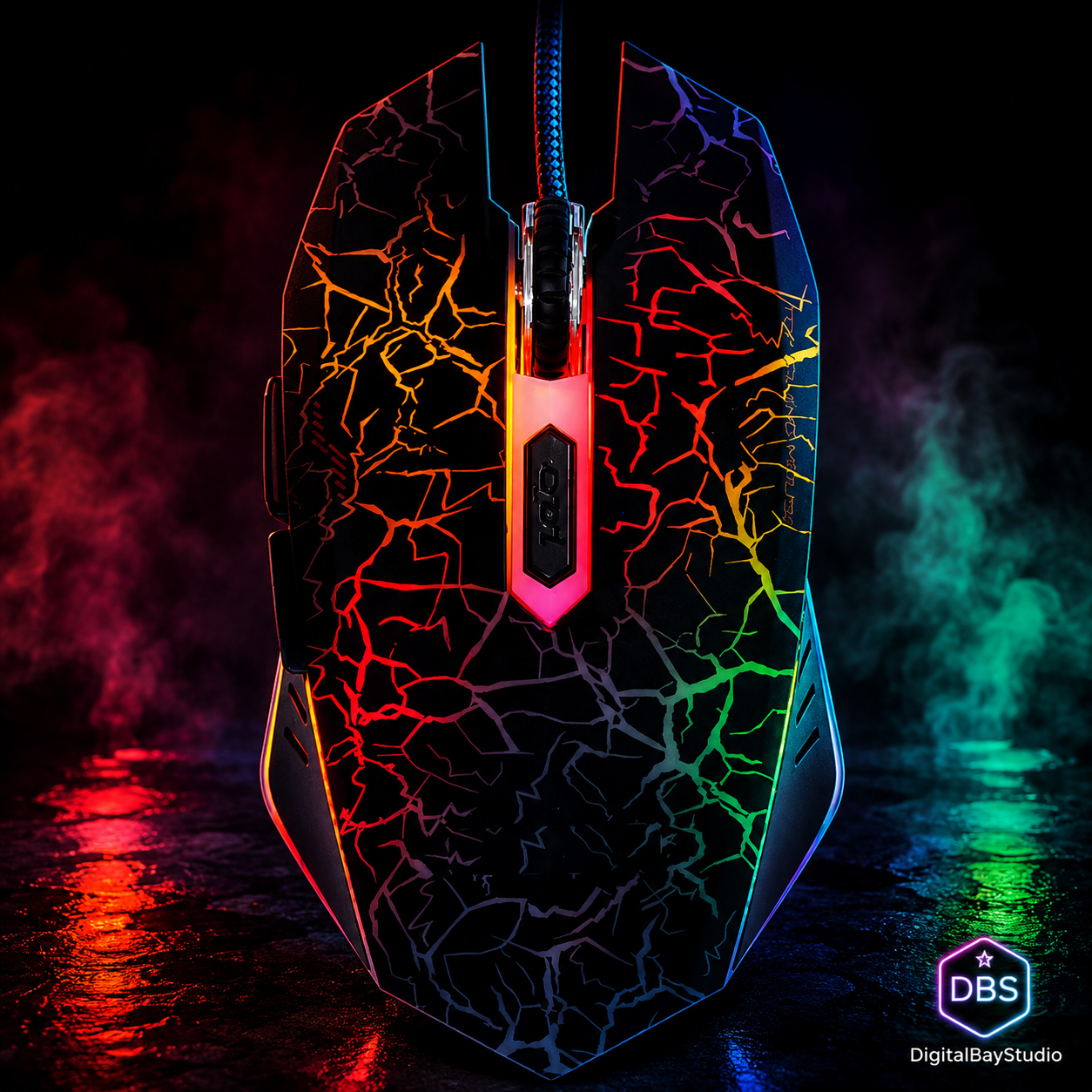 RGB Wired Gaming Keyboard & Mouse – Tricolor Luminous Gaming Set for PC & Notebook