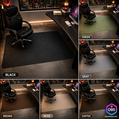Home Office Chair Mat – Large Non-Slip Rug Protector for Swivel Chairs & Gaming Setups