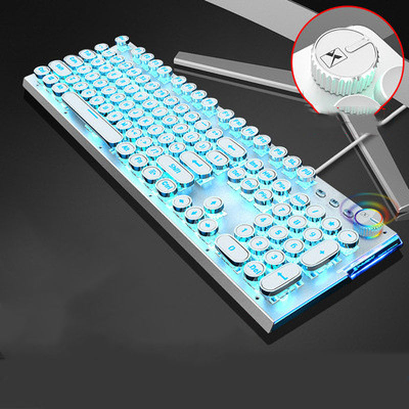 104-Key RGB Mechanical Gaming Keyboard – Anti-Ghosting LED Backlit Performance